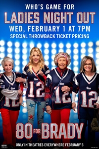 Caption Poster for 80 for Brady - Ladies Night Out