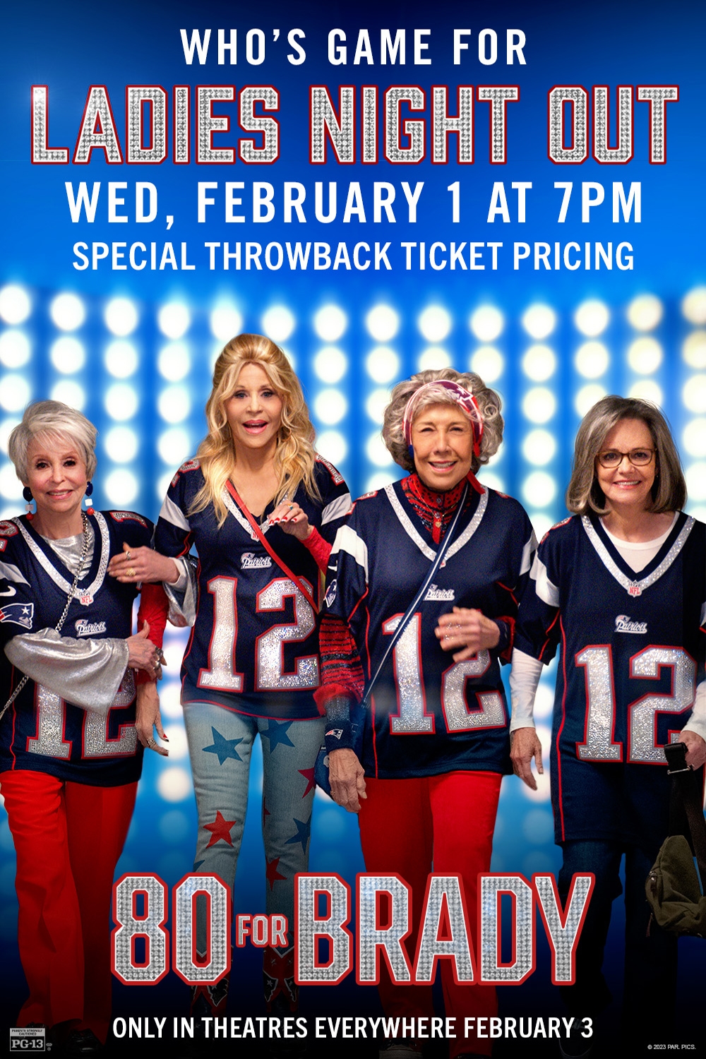 80 for Brady Ladies Night Out Poster