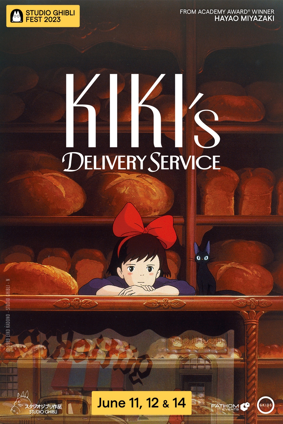 Poster of Kiki's Delivery Service - Studio Ghibli Fest 2023