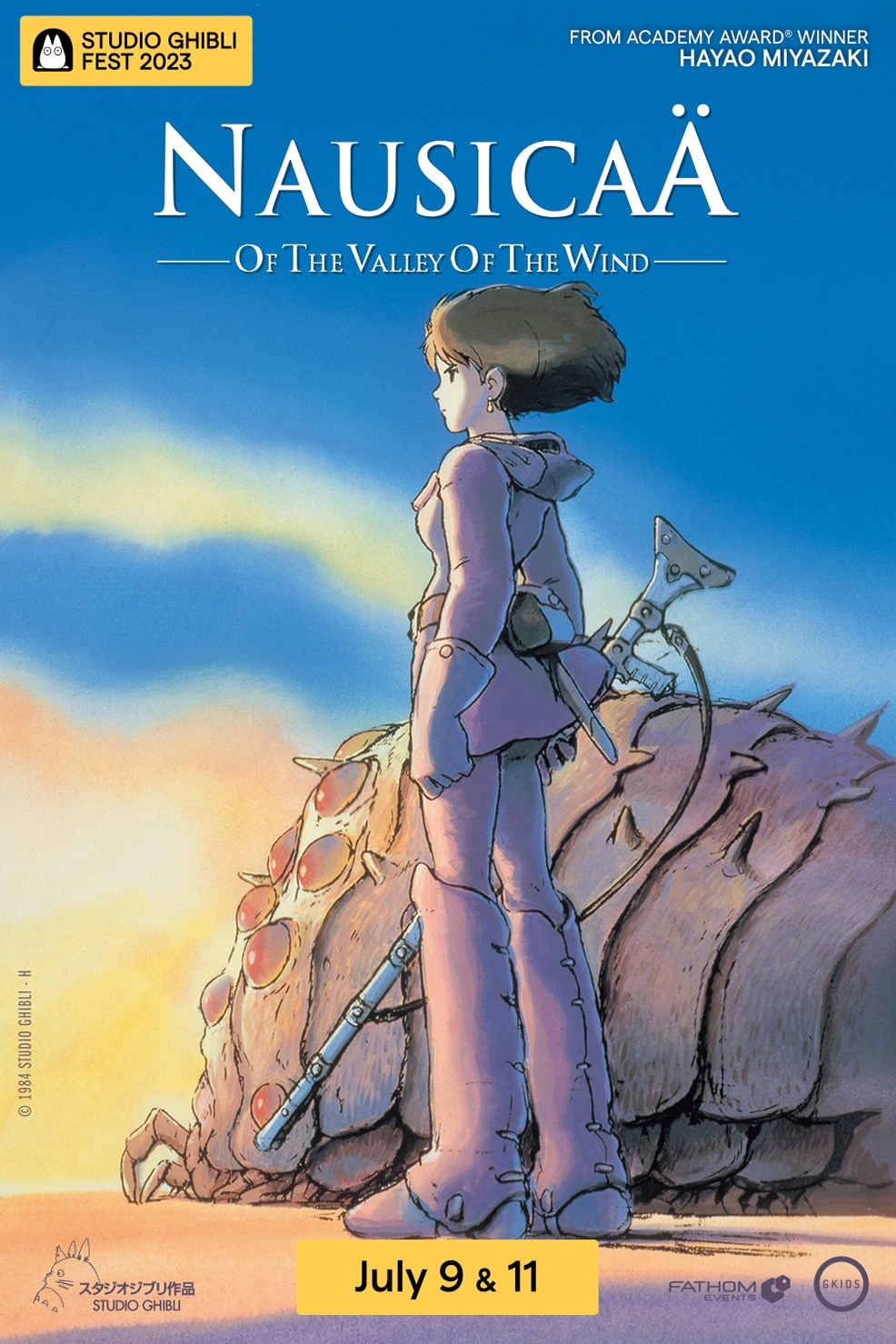Poster of Nausicaä of the Valley of the Wind - Studio Ghibli Fest 2023