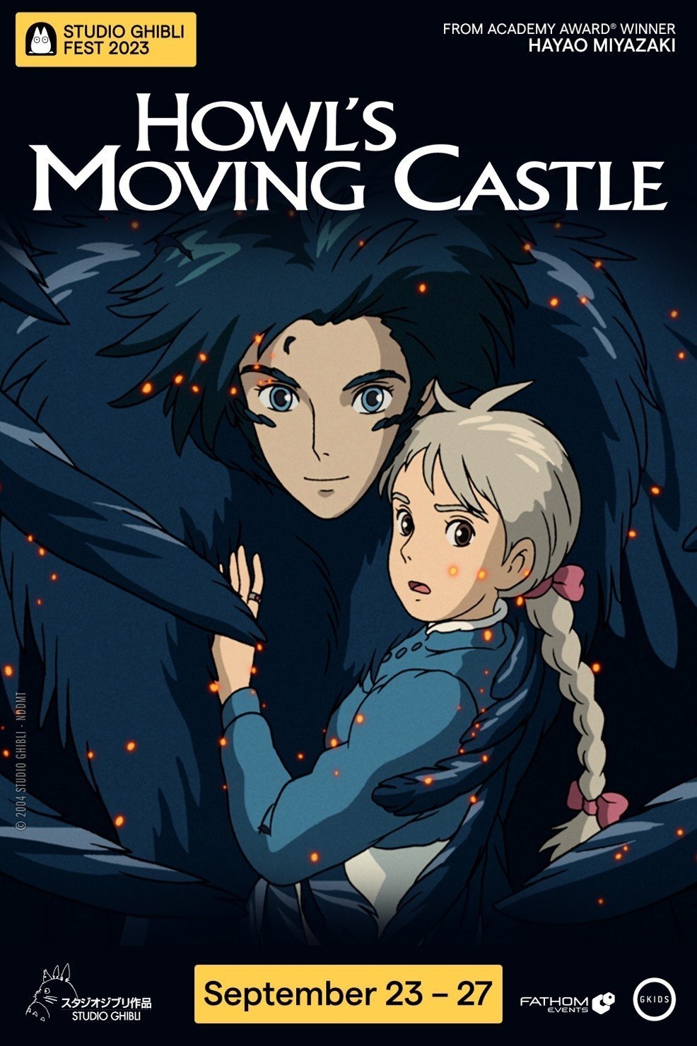 Poster of Howl's Moving Castle - Studio Ghibli Fest 2023