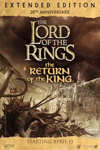 Movie poster for The Lord of the Rings: The Return of the King 20th Anniversary