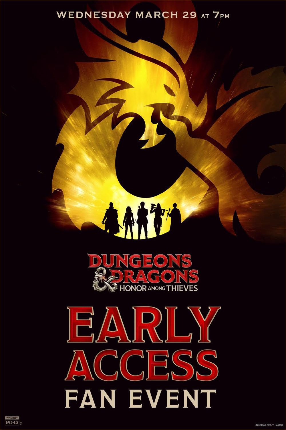 SDX Dungeons & Dragons: Early Access Fan Event Poster
