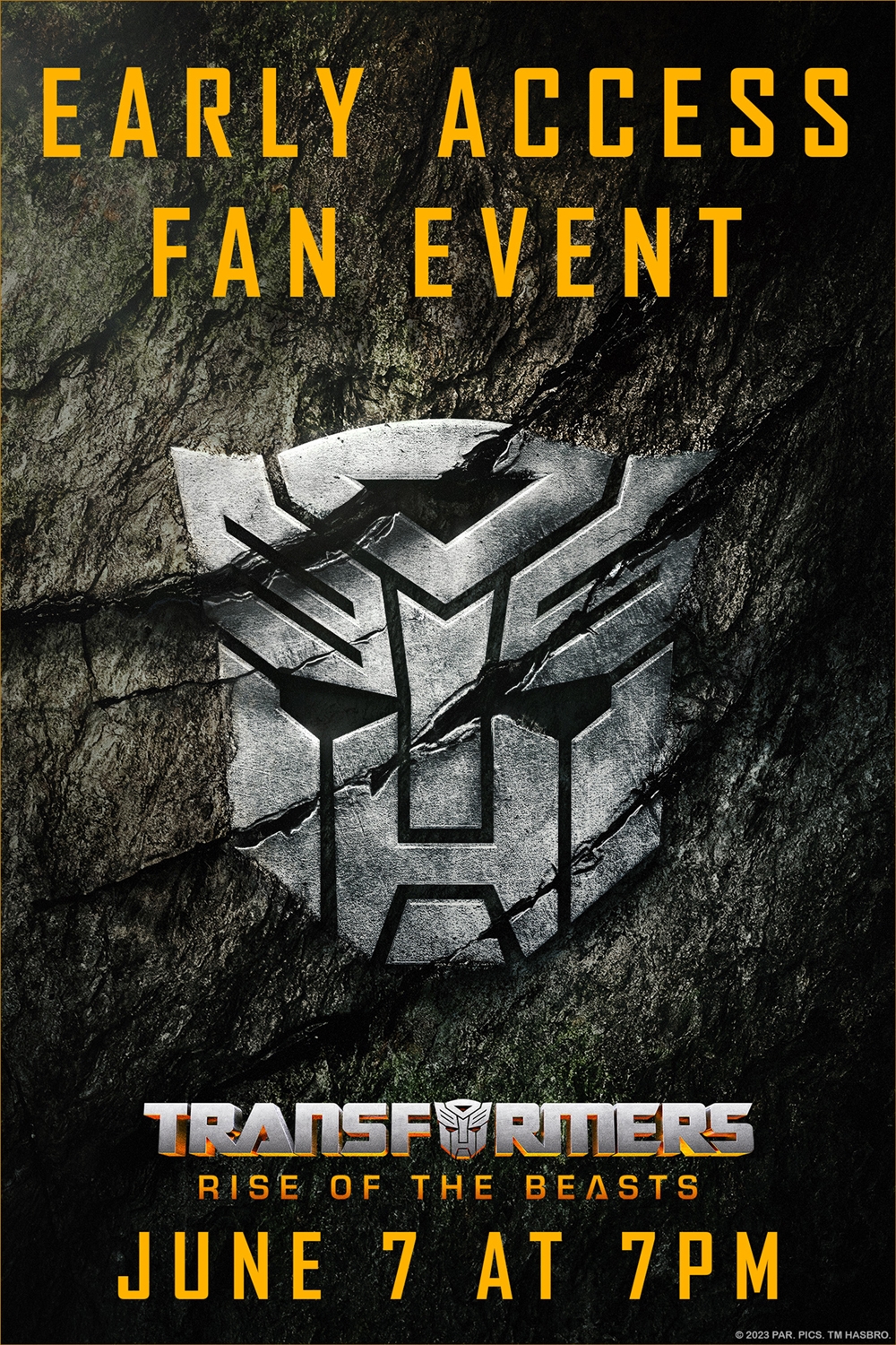 Transformers: Beasts Early Access Poster