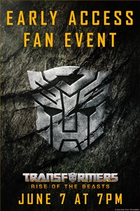 Transformers: Rise of the Beasts Early Access Poster