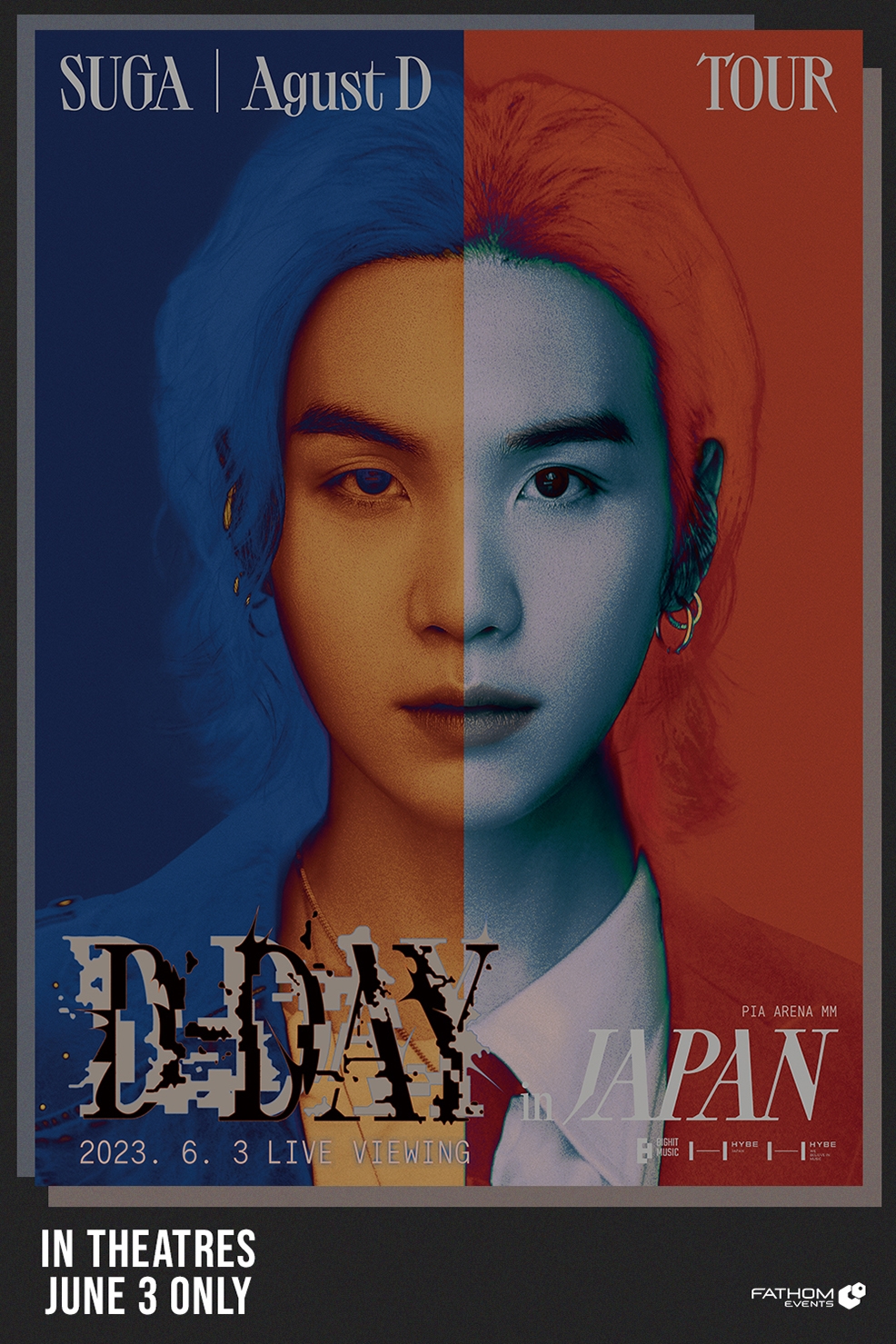 SUGA - Agust D TOUR "D-DAY" in JAPAN: LIVE Poster