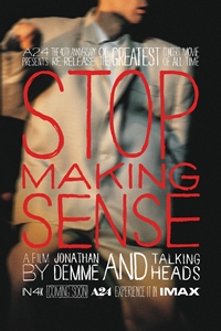Poster for Stop Making Sense: The IMAX 2D Experience