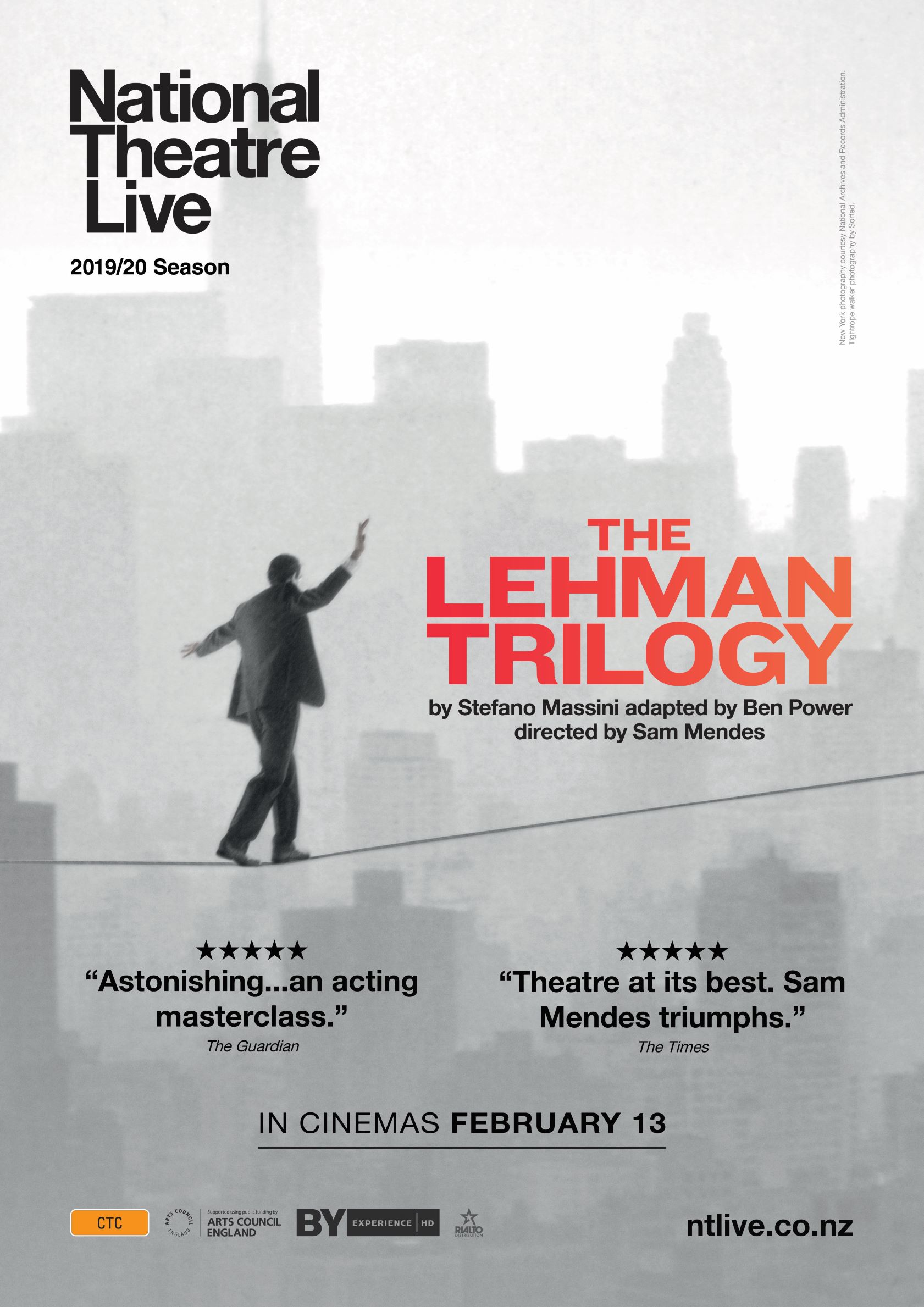 Poster of National Theatre Live: The Lehman Trilogy