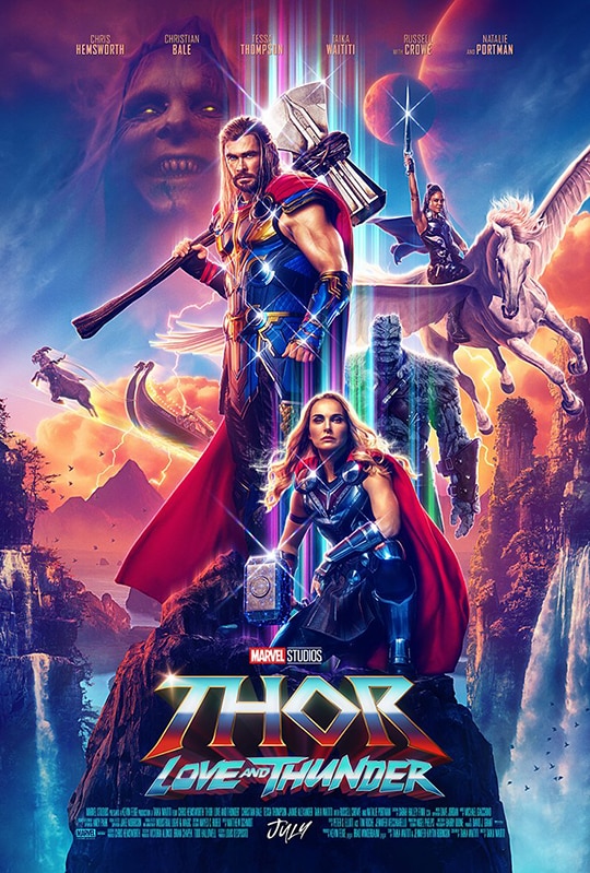 Poster of Thor: Love and Thunder 3D