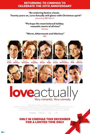 Poster of Love Actually 20th Anniversary